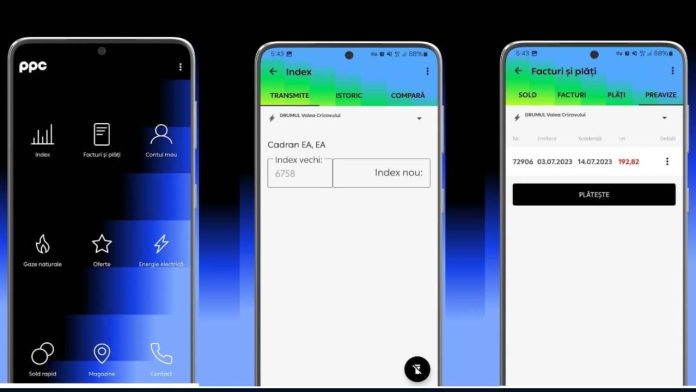 Aplicatia myPPC sau ENEL