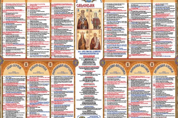 Calendar Ortodox Mai 2025